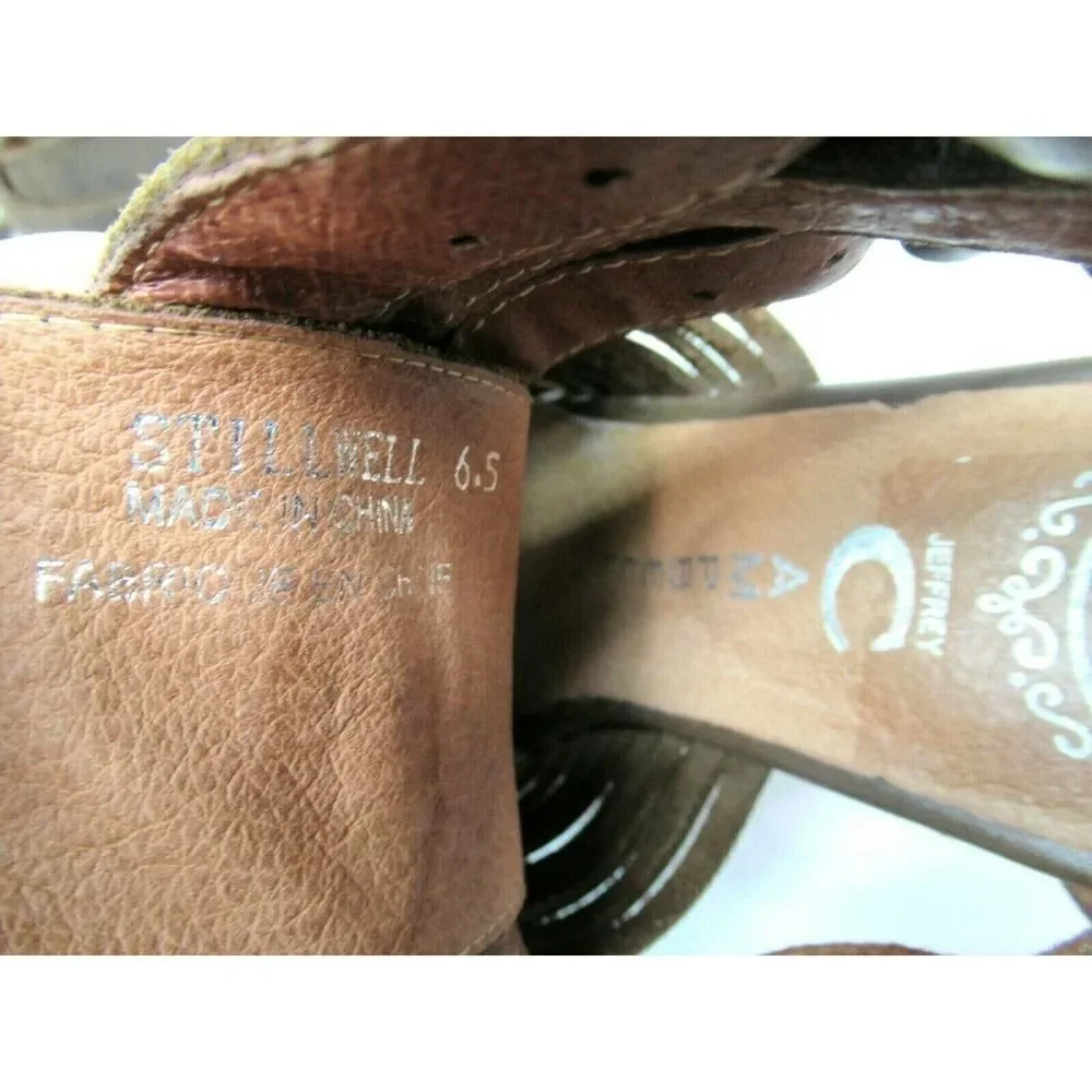Jeffrey Campbell Brown Stillwell ‎ Ankle Bootie